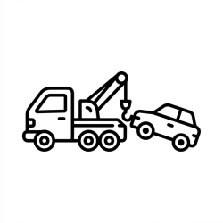 خدمات نقل السيارات المتعطلة